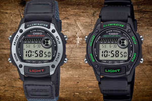 Компактна новинка годинники Casio W-220 з автоматичним підсвічуванням за приємною ціною