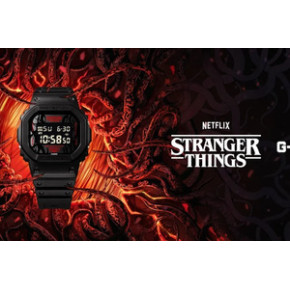 Сотрудничество над фильмом «Очень странные дела» включает G-Shock DW-5600STT-1 и Casio AQ-800EST-1A для финального сезона.