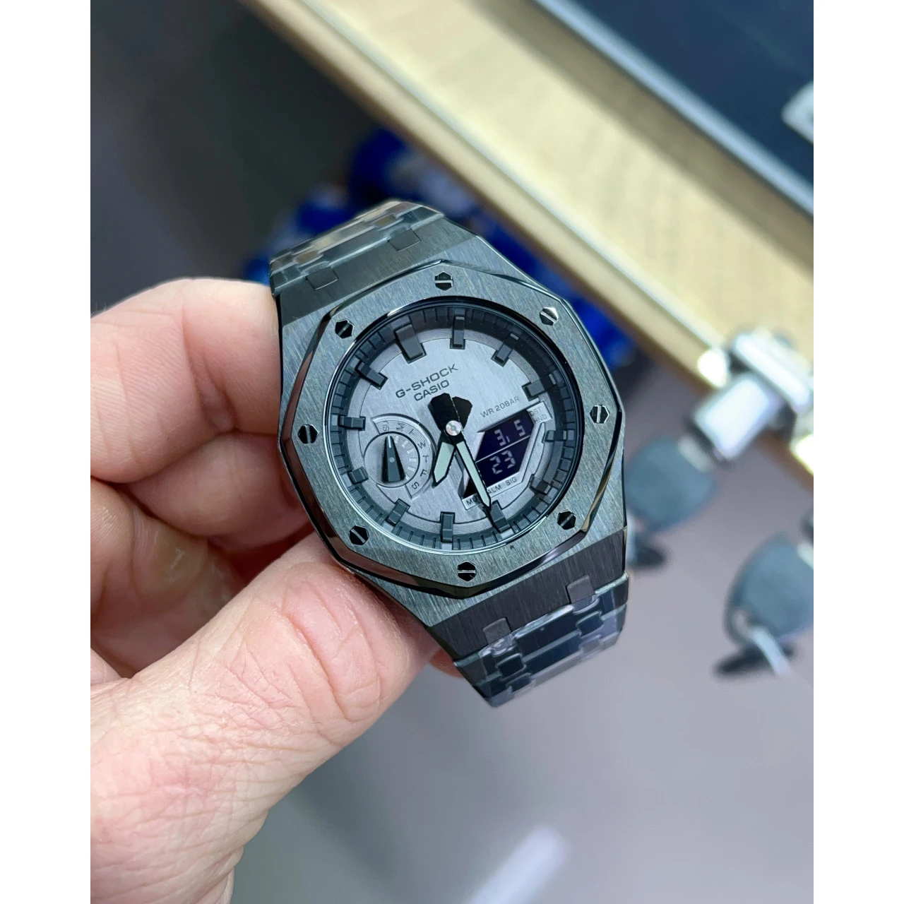 Замовити кастомні G-Shock GA-2100 metal в OSTRIYSHOP