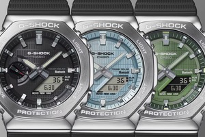 NEW G-SHOCK GBM-2100 - сталеві OAK з Bluetooth та Tough Solar