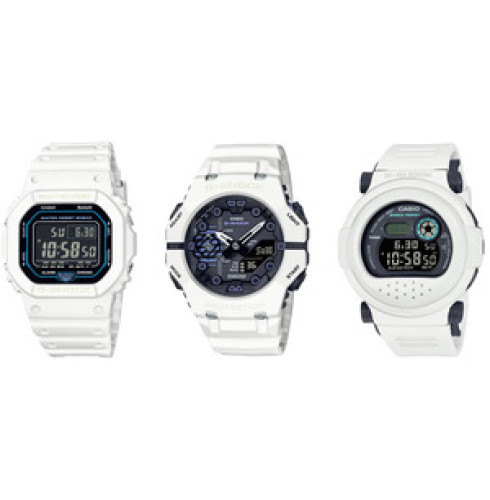 G-Shock Sci-Fi World Series містить три білі годинники з підключенням Bluetooth