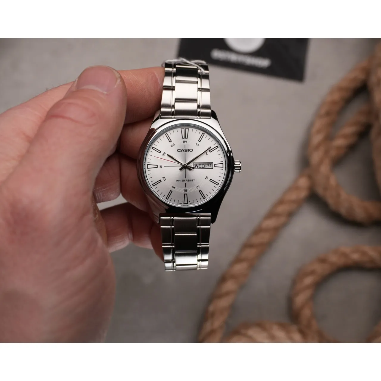 モ*ー様 【O-1656】SILVER ORBIT Marion-Kay 時計 Купити класичний чоловічий годинник Casio MTP-V006D-7C